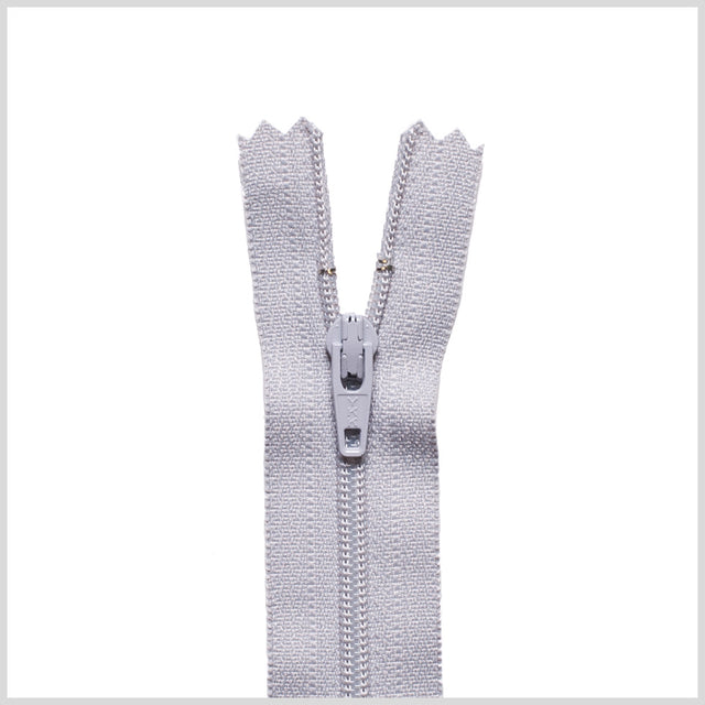 Regular Zipper 9" by YKK - 336 Pale Gray