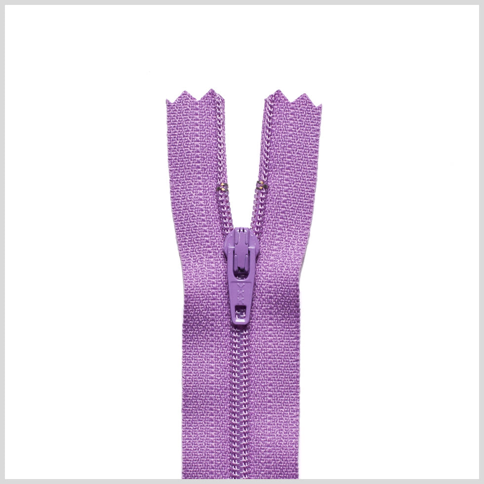 Regular Zipper 9" by YKK - 375 Floral Purple