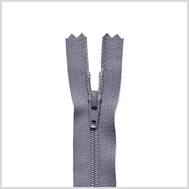 Regular Zipper 9" by YKK - 384 Grayhound