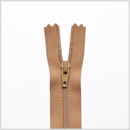 Regular Zipper 9" by YKK - 508 Dark Camel