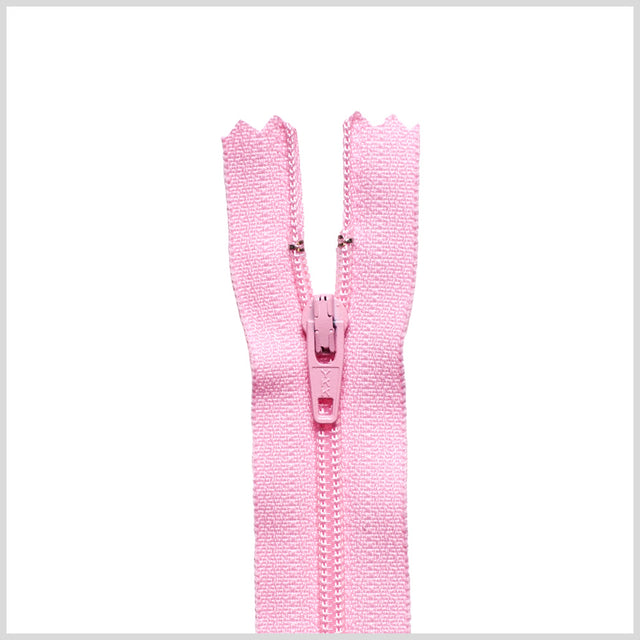 Regular Zipper 9" by YKK - 513 Bubblegum