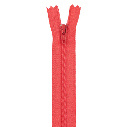 Regular Zipper 9" by YKK - 517 Hot Coral
