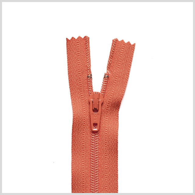Regular Zipper 9" by YKK - 523 Pumpkin