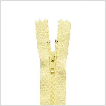 Regular Zipper 9" by YKK - 054 Pale Yellow
