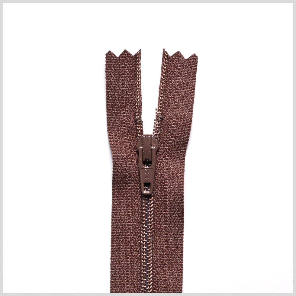Regular Zipper 9" by YKK - 568 Chocolate