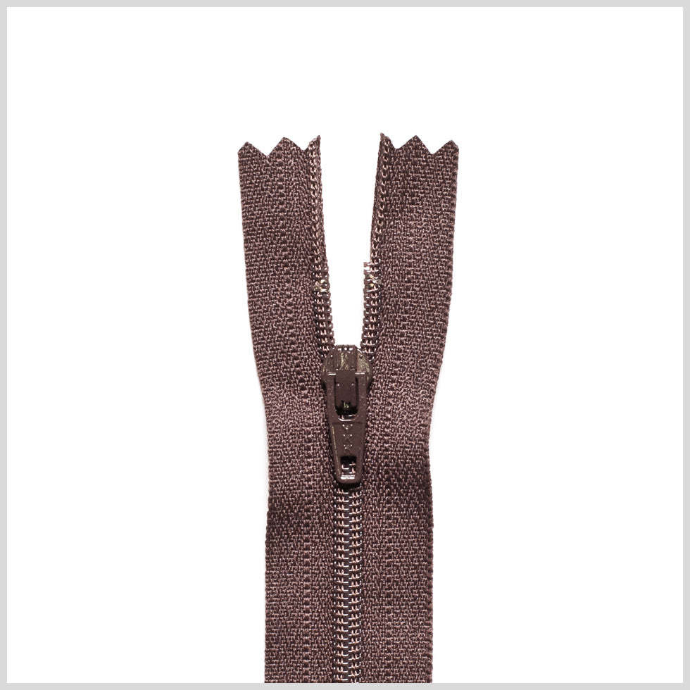Regular Zipper 9" by YKK - 570 Dusted Brown