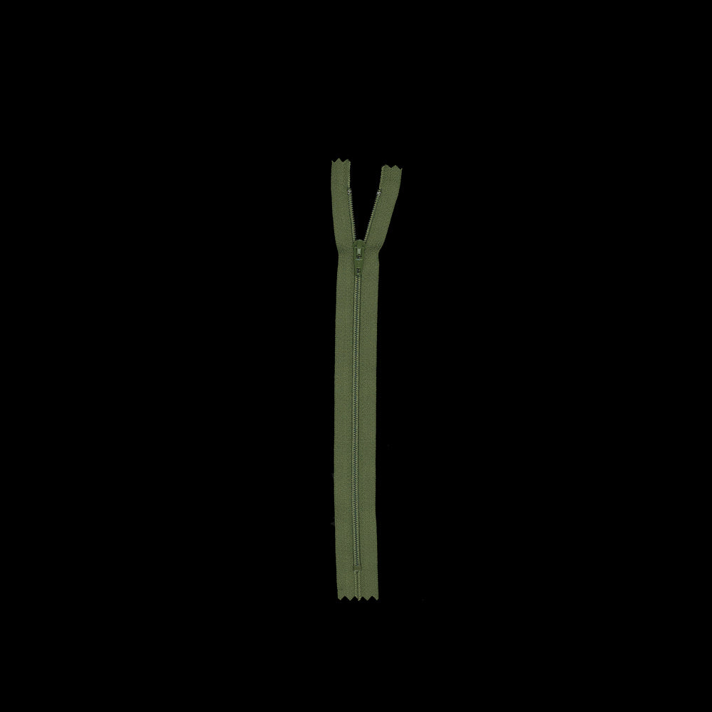 Regular Zipper 9" by YKK - 887 Grasshopper Detail
