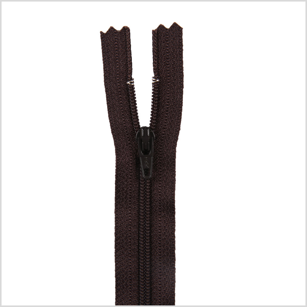 Regular Zipper 9" by YKK - 917 Dark Chocolate