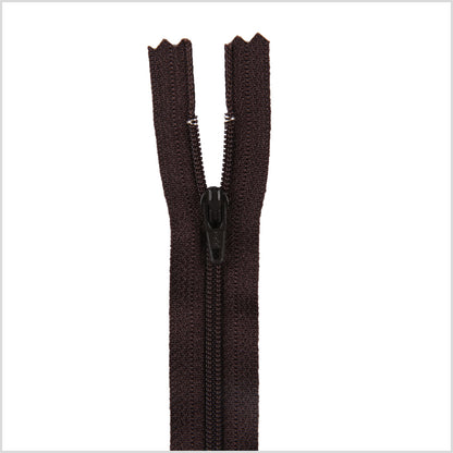 Regular Zipper 9" by YKK - 917 Dark Chocolate