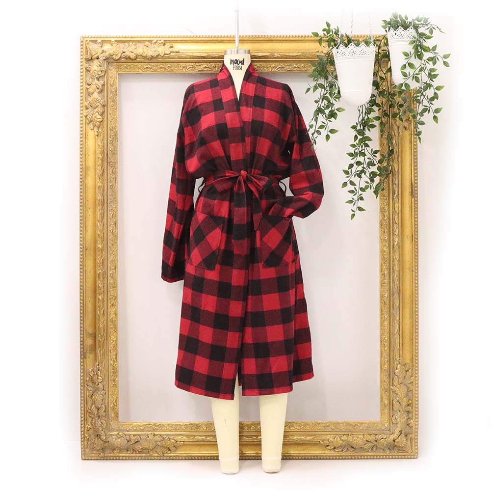 Flannel Robe Sewing Kit Folded