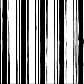 A black and white photo of a line of lines
