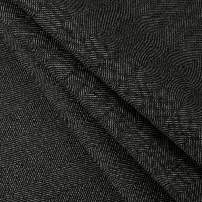 Switch Herringbone Twill by Sunbrella - Ash Gray Folded