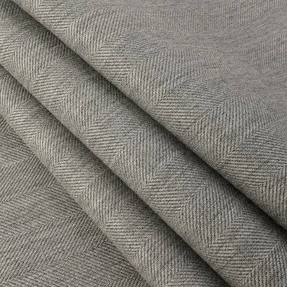 Switch Herringbone Twill by Sunbrella - Silver Folded