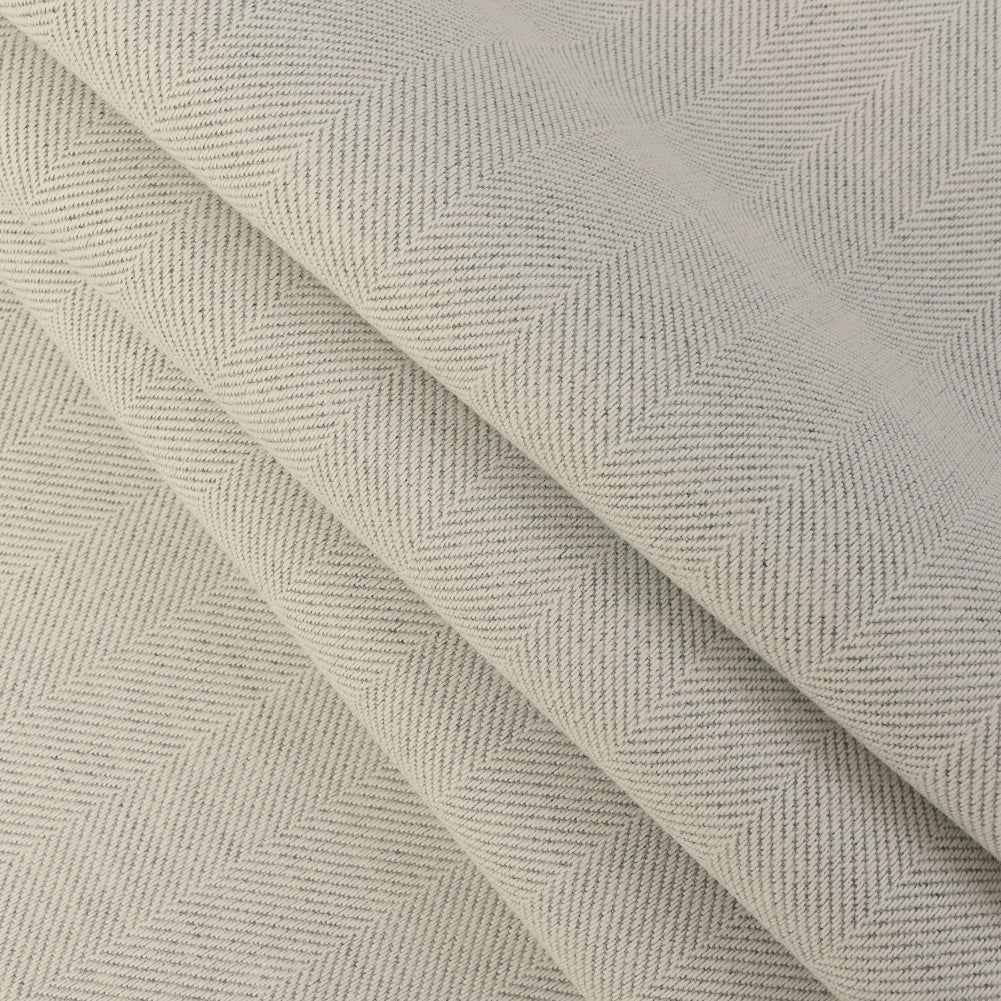 Switch Herringbone Twill by Sunbrella - Snow Folded