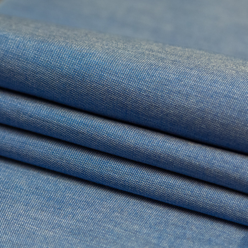 Cast Upholstery Woven by Sunbrella - Heathered Ocean Folded