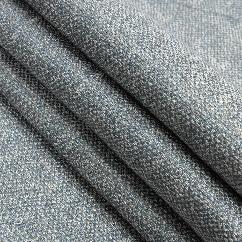 Fusion Chartres Textured Woven by Sunbrella - Rainfall Folded