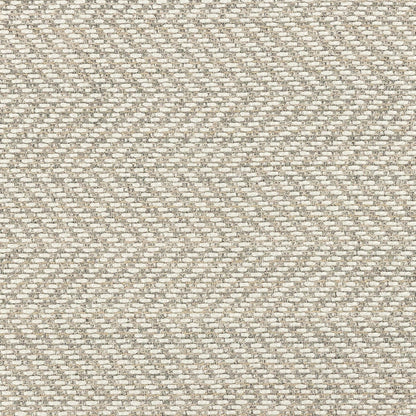 Fusion Posh Herringbone Woven by Sunbrella - Pebble Detail