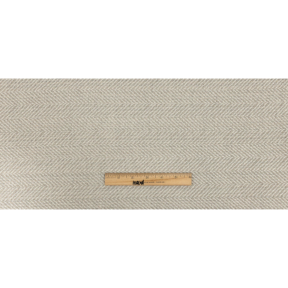 Fusion Posh Herringbone Woven by Sunbrella - Pebble Full