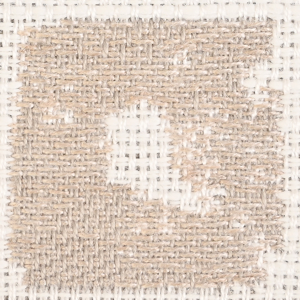 Kindle Jacquard by Sunbrella - Silk Beige Organic Squares Detail