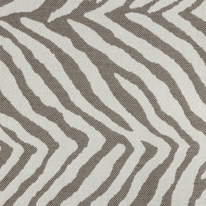 Nambia Upholstery Jacquard by Sunbrella - Gray Zebra Stripes