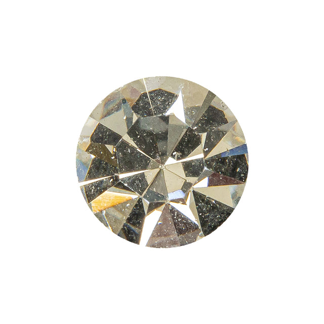 A close up of a diamond with a white background