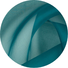 A blue umbrella with a white umbrella on it