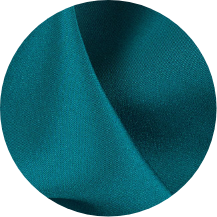 A close up of a blue fabric with a black background