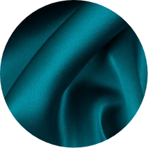 A close up of a blue silk fabric with a blue background