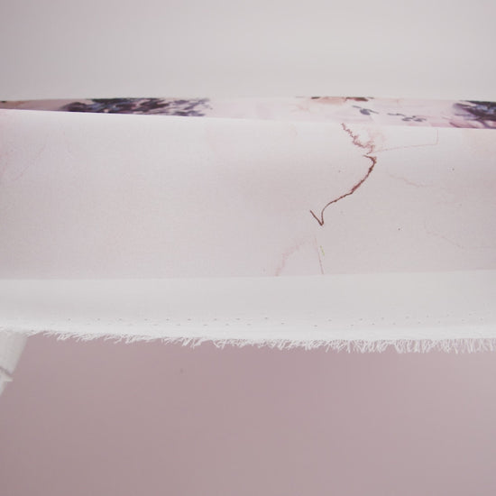 Mood Exclusive Italian Pale Pink Abstract Floral Silk Charmeuse - Image 5 of 5
