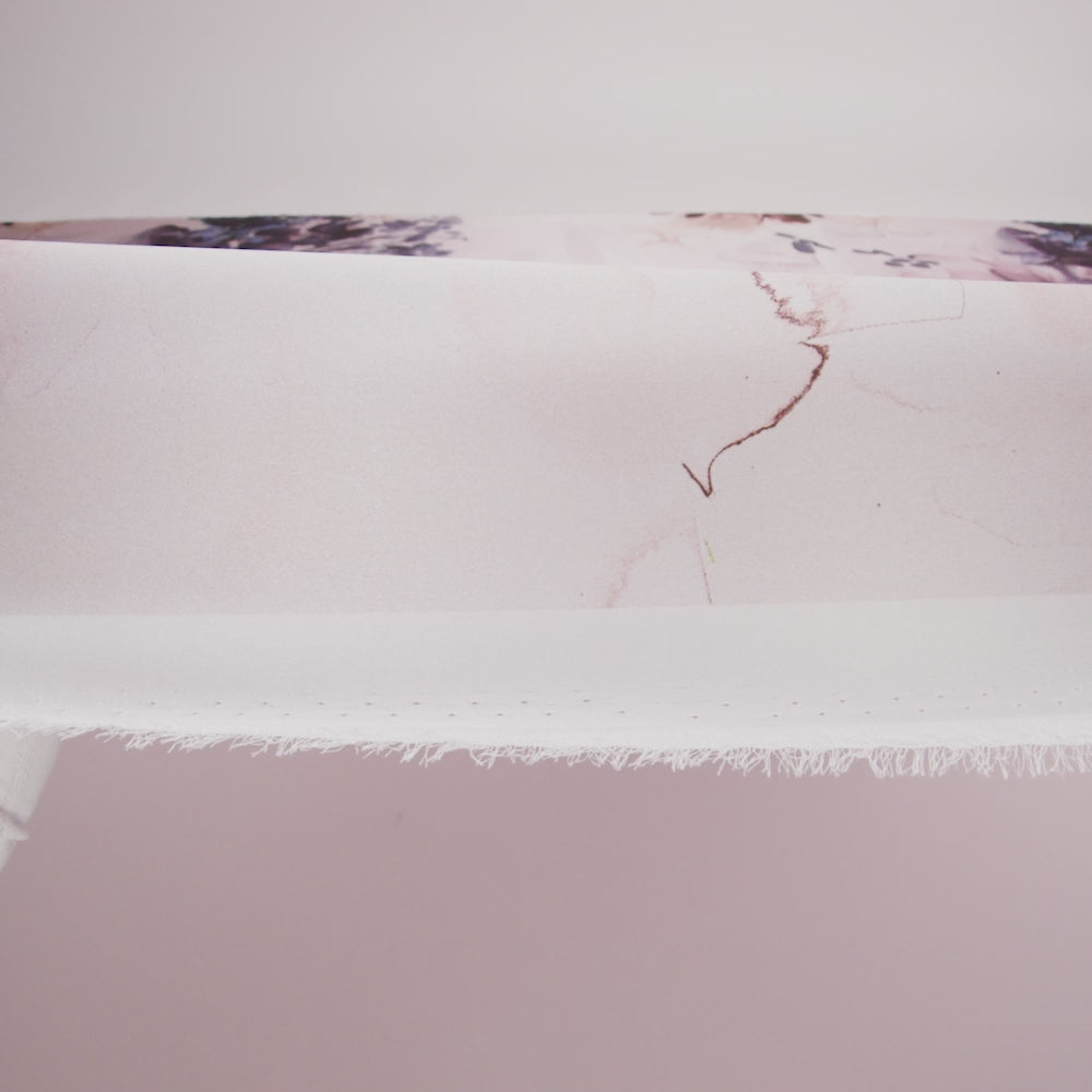 Mood Exclusive Italian Pale Pink Abstract Floral Silk Charmeuse - Image 5 of 5