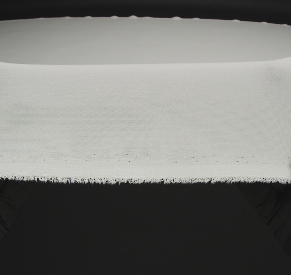 Polyester 4-Ply Crepe - Off-White - Suzie Collection - Image 5 of 5