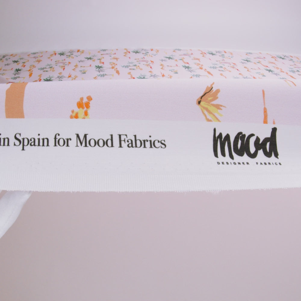 Mood Exclusive Pale Pink Island Idyll Cotton Voile - Image 5 of 5
