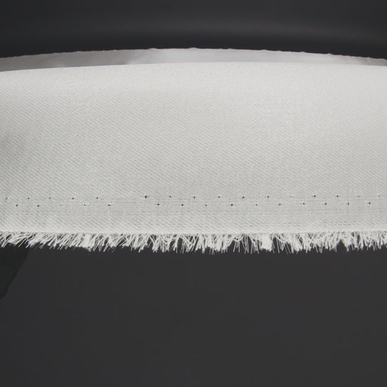 Luminous Off-White Semi-Sheer Bridal Mikado - Image 5 of 5