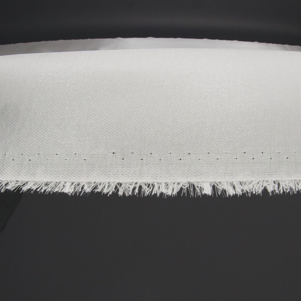 Luminous Off-White Semi-Sheer Bridal Mikado - Image 5 of 5