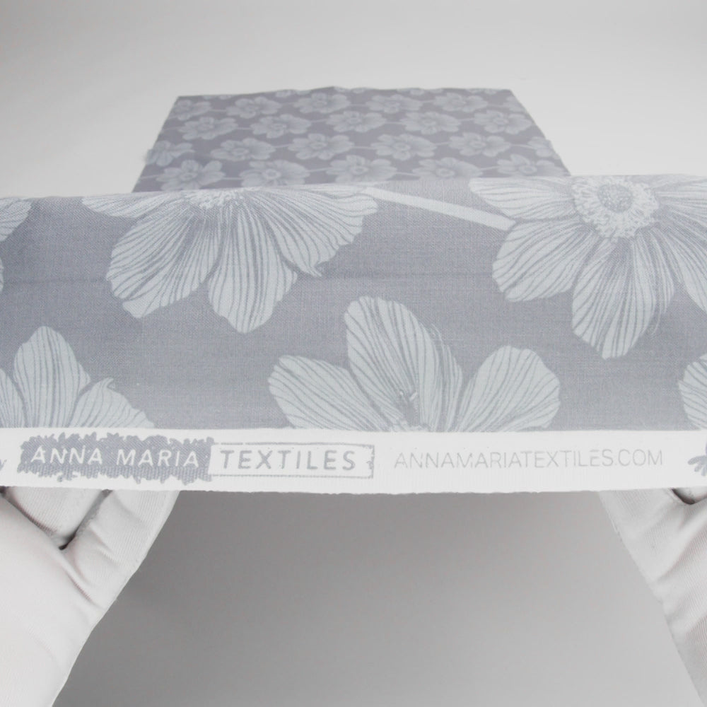 Printed Quilting Cotton by Anna Maria Textiles for Northcott - Overcast Anemone Floral - Indelible Soft Collection - Image 6 of 6