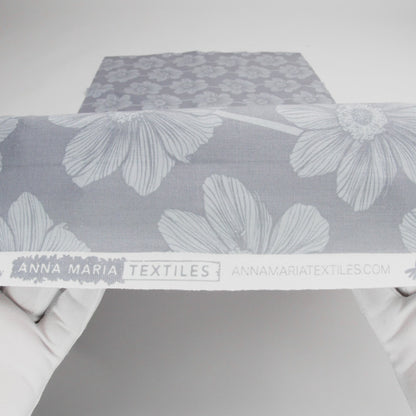 Printed Quilting Cotton by Anna Maria Textiles for Northcott - Overcast Anemone Floral - Indelible Soft Collection