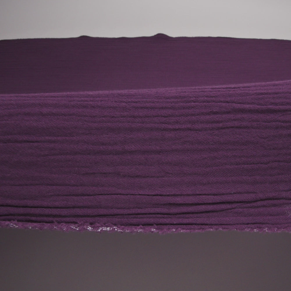 Double Cotton Gauze - Plum - Talamanca Collection - Image 5 of 5