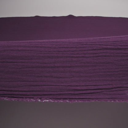 Double Cotton Gauze - Plum - Talamanca Collection