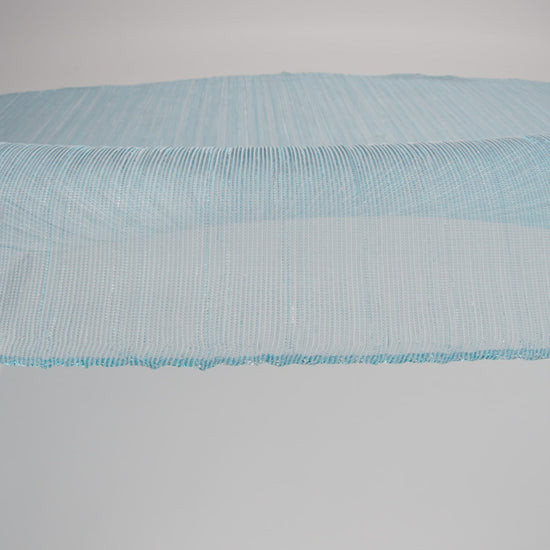 Metallic Stretch Plisse - Baby Blue - Natalia Collection - Image 6 of 7
