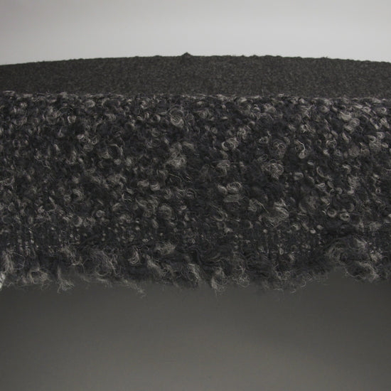 Wool Blend Boucle Tweed - Black and Brown - Image 6 of 6