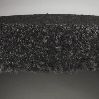 Wool Blend Boucle Tweed - Black and Brown
