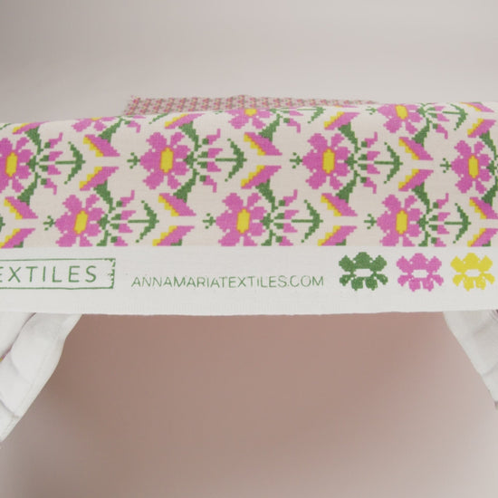Printed Quilting Cotton by Anna Maria Textiles for Northcott - Sweet Posey Floral - Heiress Collection - Image 6 of 6