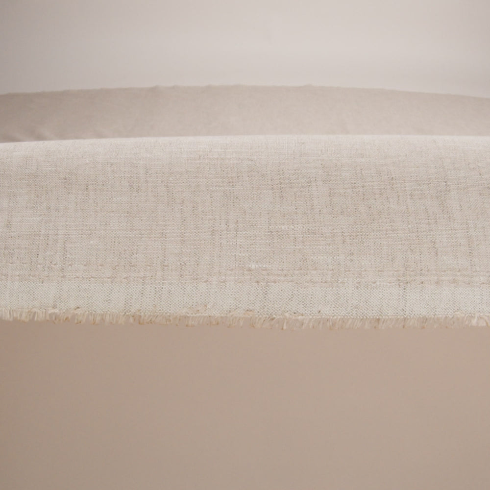 Lightweight Linen Chambray - Heathered Beige - Minerva Collection - Image 5 of 6