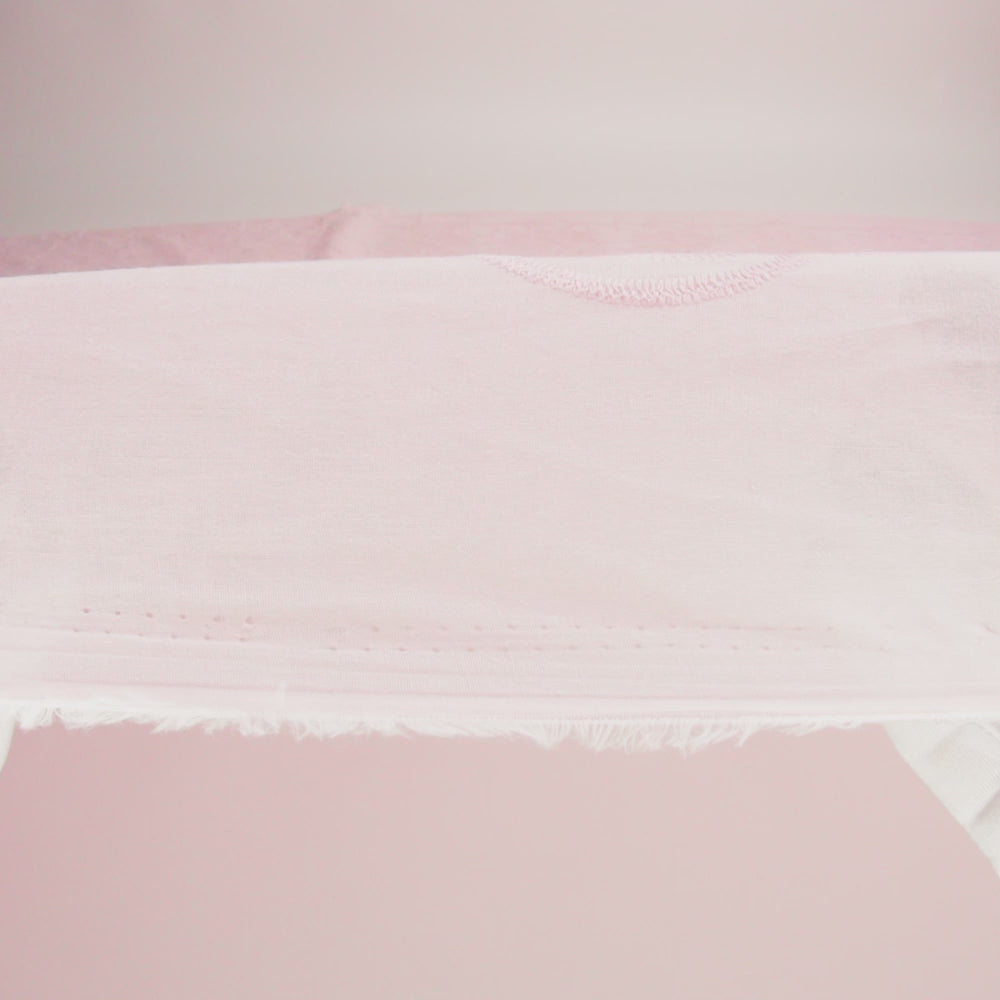 Embroidered Eyelet Cotton Voile - Baby Pink Big Flowers - Naomi Collection - Image 6 of 6