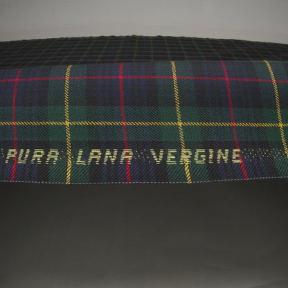 Virgin Wool Twill Made in Italy - Blue, Green, Red and Yellow Plaid