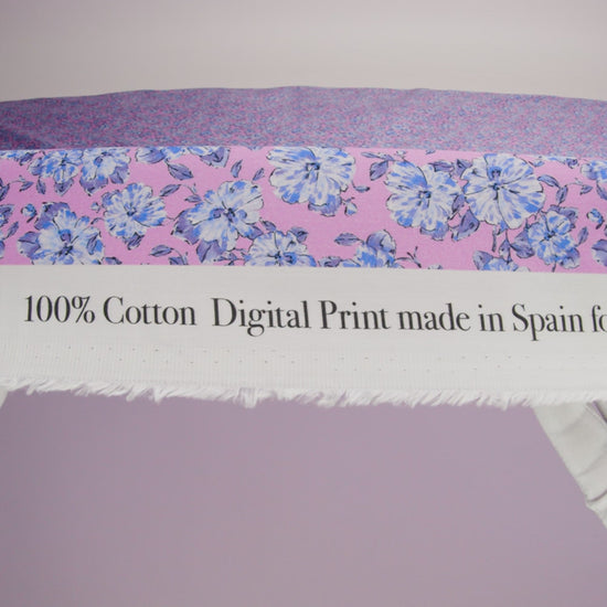 Mood Exclusive Pink Parisian Perennials Cotton Voile - Image 5 of 5
