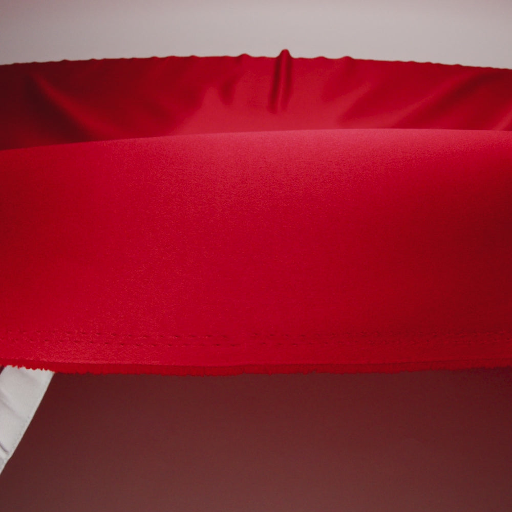 Premium Polyester Satin - Red - Gavia Collection by Mood - Image 6 of 7