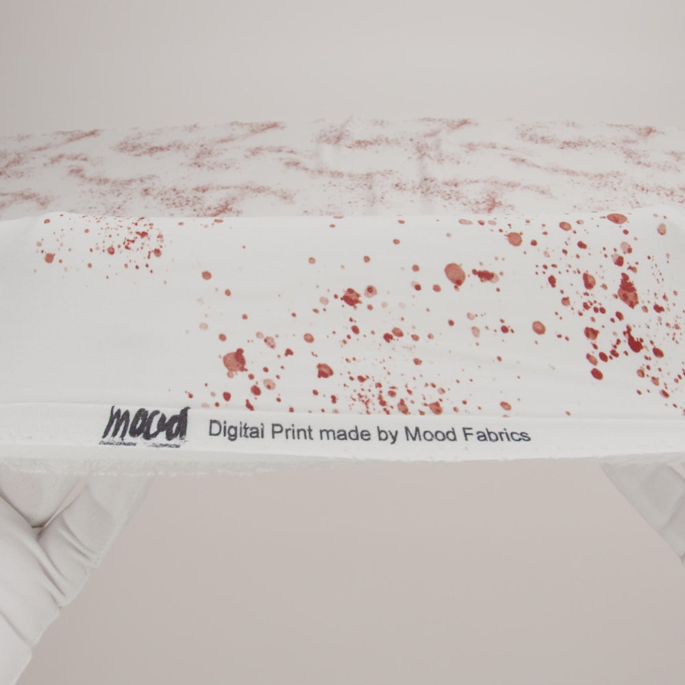 Rayon Batiste - Blood Splatters - Rue Morgue Print - Mood Exclusive Nevermore Collection - Image 6 of 7