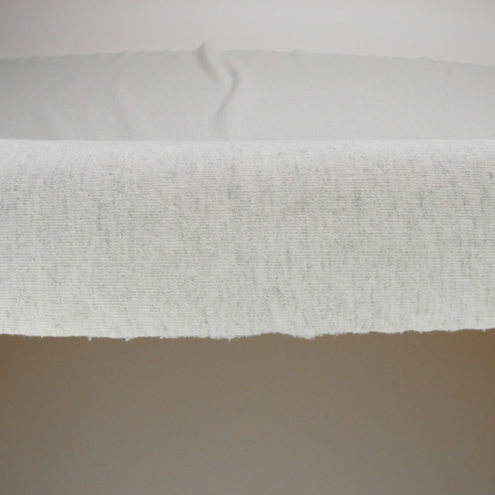 Cotton French Terry Knit - Heathered Moonbeam, Quarry, and Turtledove - Elida Collection - Image 6 of 6