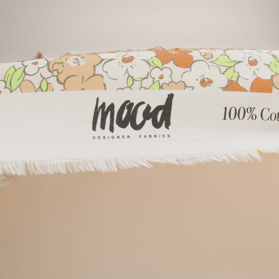 Mood Exclusive White Clementine Fields Cotton Poplin - Image 6 of 6